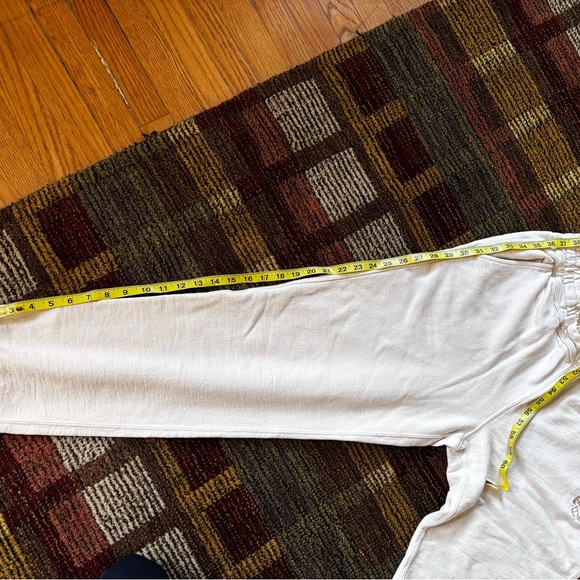 Aimee Leon Dore & Drake’s cream 100% Cotton Sweatpants sz M gently used - Picture 10 of 10
